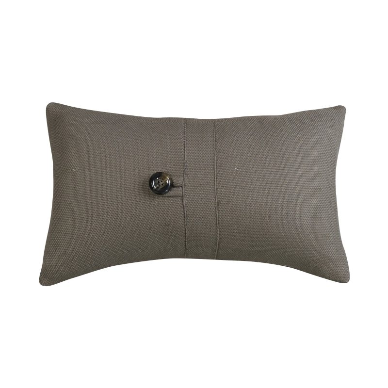 paseo road pillow piedmont small taupe gray lumbar pillow 10x17 37486851391704