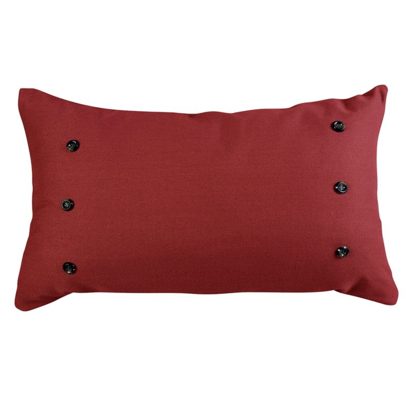 paseo road pillow prescott large oblong lumbar pillow solid red 21x34 37486882652376