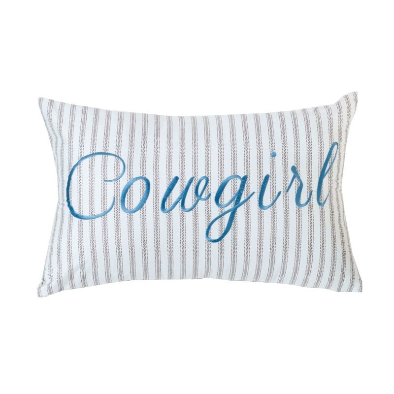 paseo road pillow salado taupe turquoise cowgirl accent pillow 12x19 37486934524120