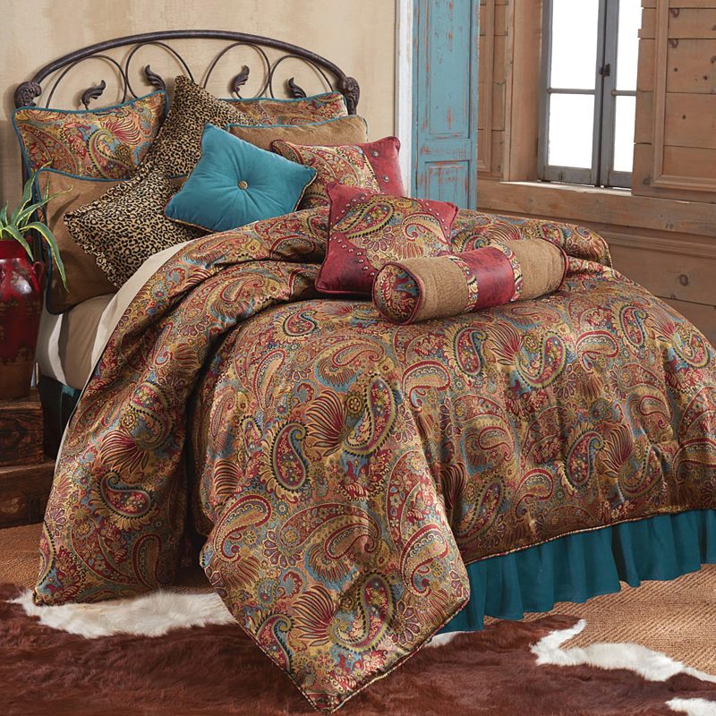 paseo road pillow san angelo teal velvet tufted pillow w paisley 37486941503704