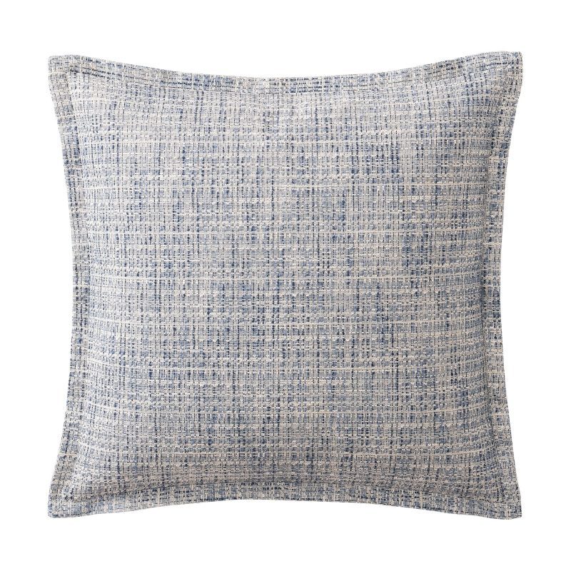 Tweed Euro Sham Blue Pillow Shams & Euro Shams