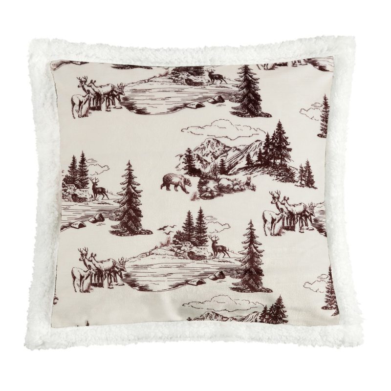 paseo road pillow white pine campfire sherpa pillow 39581295608024