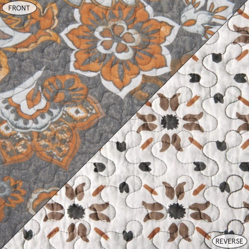 paseo road quilt abbie western paisley reversible quilt set 38534441500888