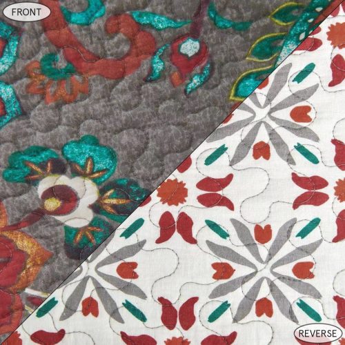 paseo road quilt abbie western paisley reversible quilt set 38534441599192