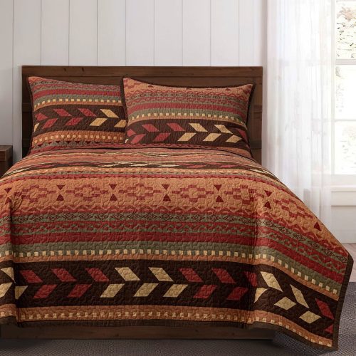 paseo road quilt broken arrow reversible quilt set 38648302010584