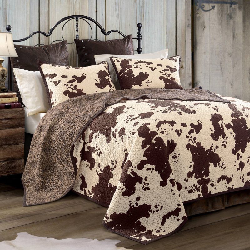 paseo road quilt elsa cowhide reversible quilt set 37486481539288