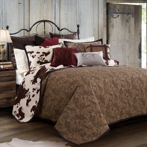 paseo road quilt elsa cowhide reversible quilt set 37486481572056