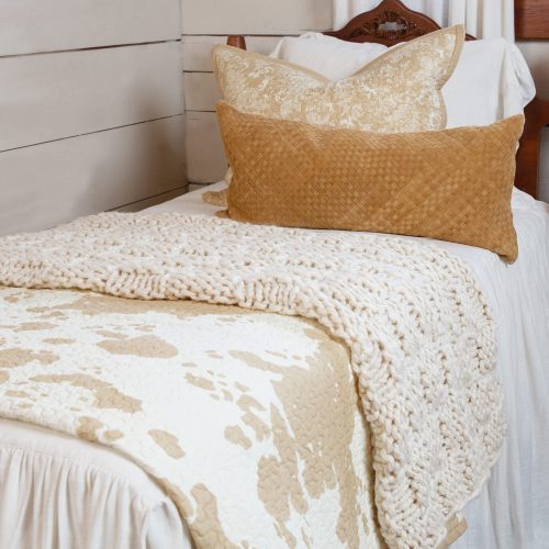 paseo road quilt elsa cowhide reversible quilt set 37486482358488