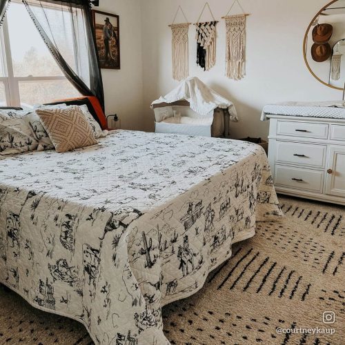 paseo road quilt ranch life western toile reversible quilt set 40632190304472