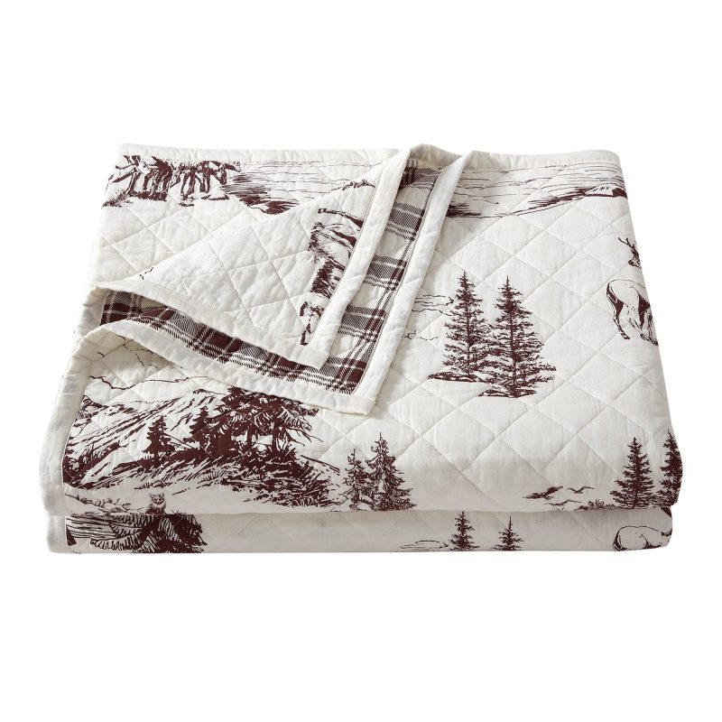 paseo road quilt white pine reversible quilt set 39362490073304