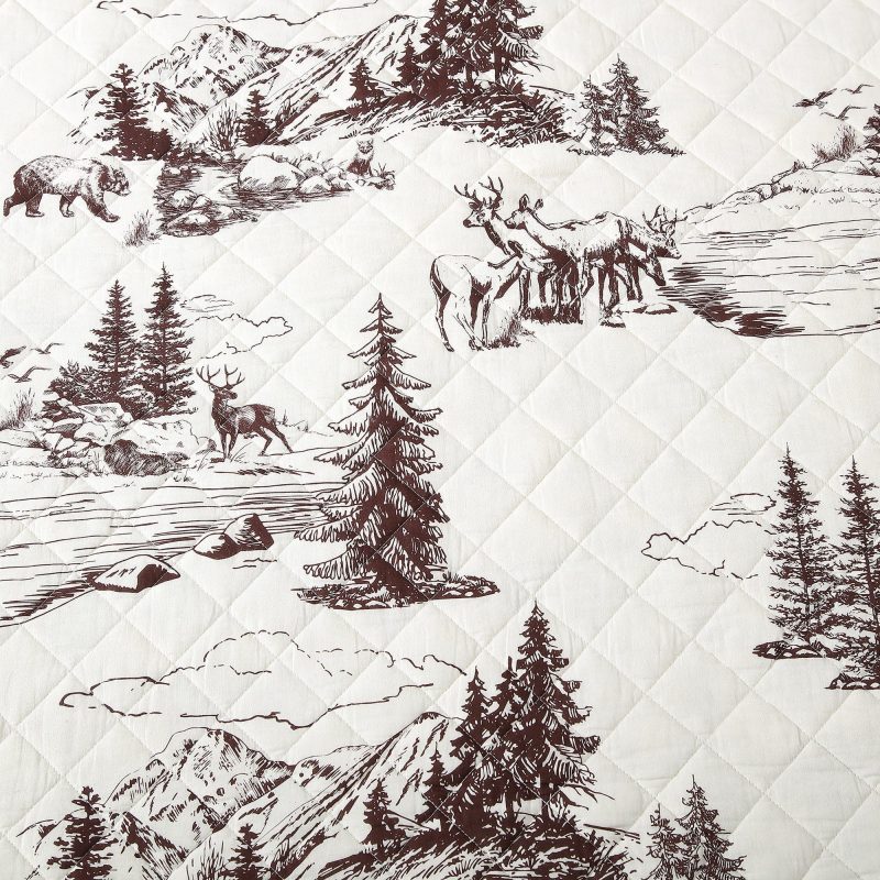 paseo road quilt white pine reversible quilt set 39362491547864