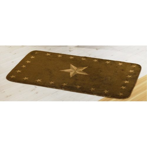 Dark Chocolate Star Kitchen/Bath Rug (2 Sizes) 30