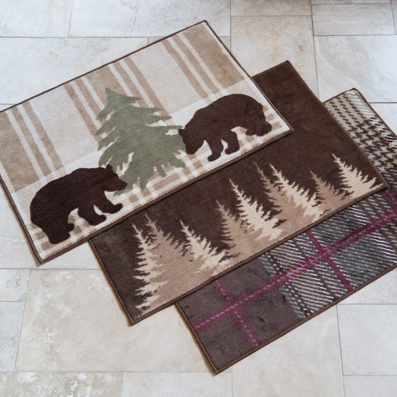 paseo road rug clearwater pines chocolate kitchen bath rug 37486385955032