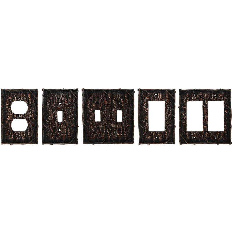 paseo road sale hd pine bark double switch wall plate 37486852964568