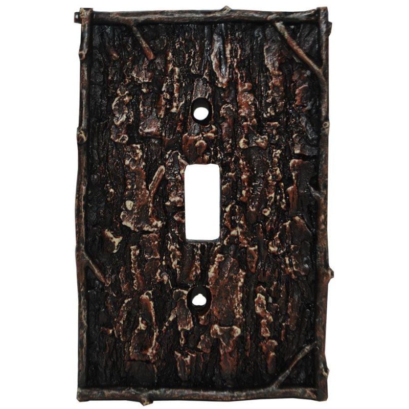 paseo road sale hd pine bark single switch wall plate 37486854373592