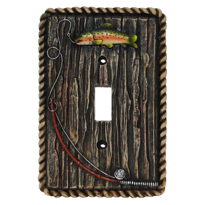 paseo road sale hd rainbow trout single switch wall plate 37486892712152