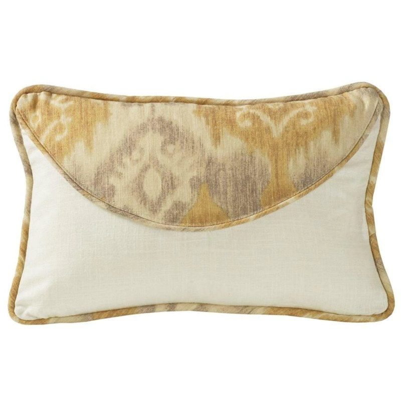 paseo road sale pillow casablanca envelope lumbar pillow taupe flaxen ikat 37486351352024