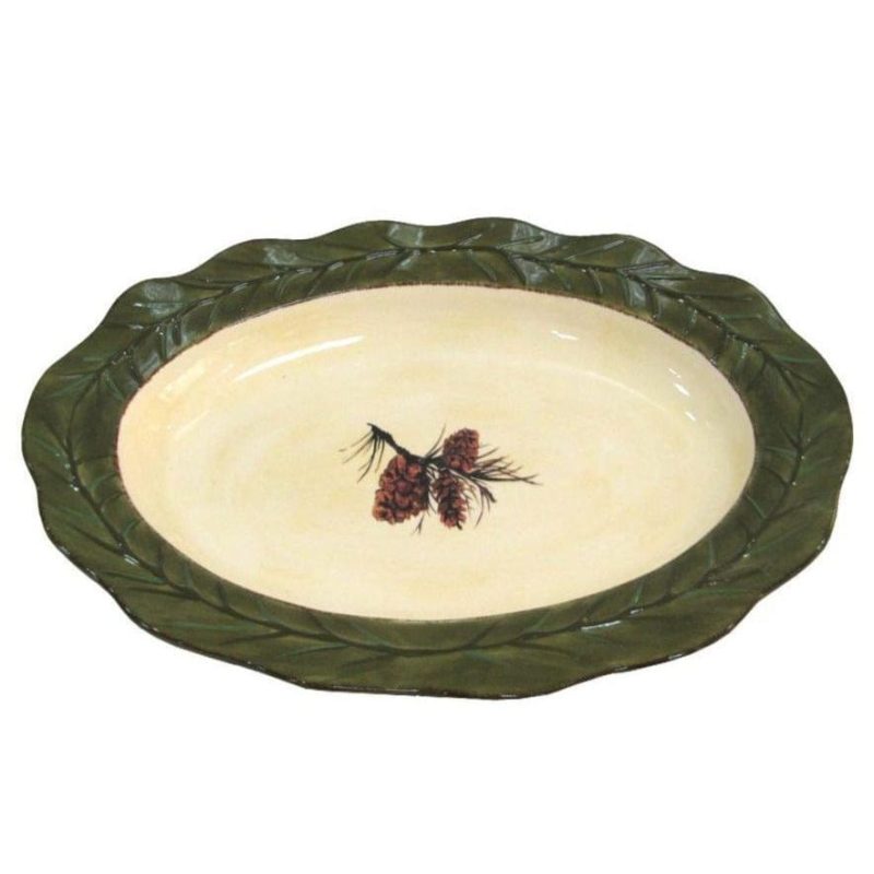 paseo road serving platter pine cone serving platter 37486865154264