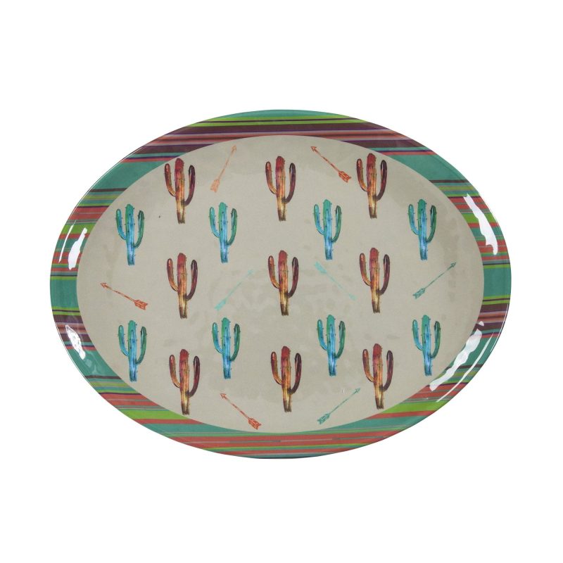 paseo road serving platter saguaro cactus melamine serving platter 37486931181784