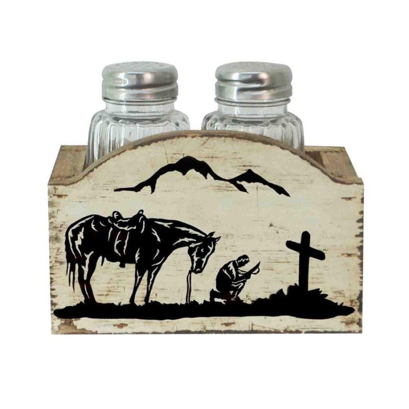 paseo road shaker praying cowboy salt pepper shaker set 37486875508952