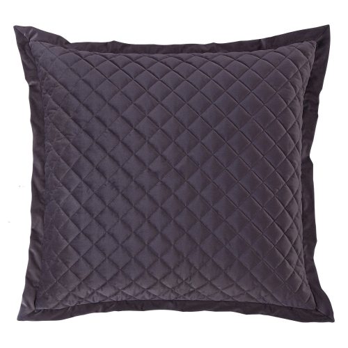 Velvet Diamond Quilted Euro Sham Amethyst Sham