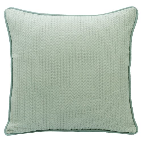 paseo road sham belmont reversible seafoam green textured euro sham 37486313799896