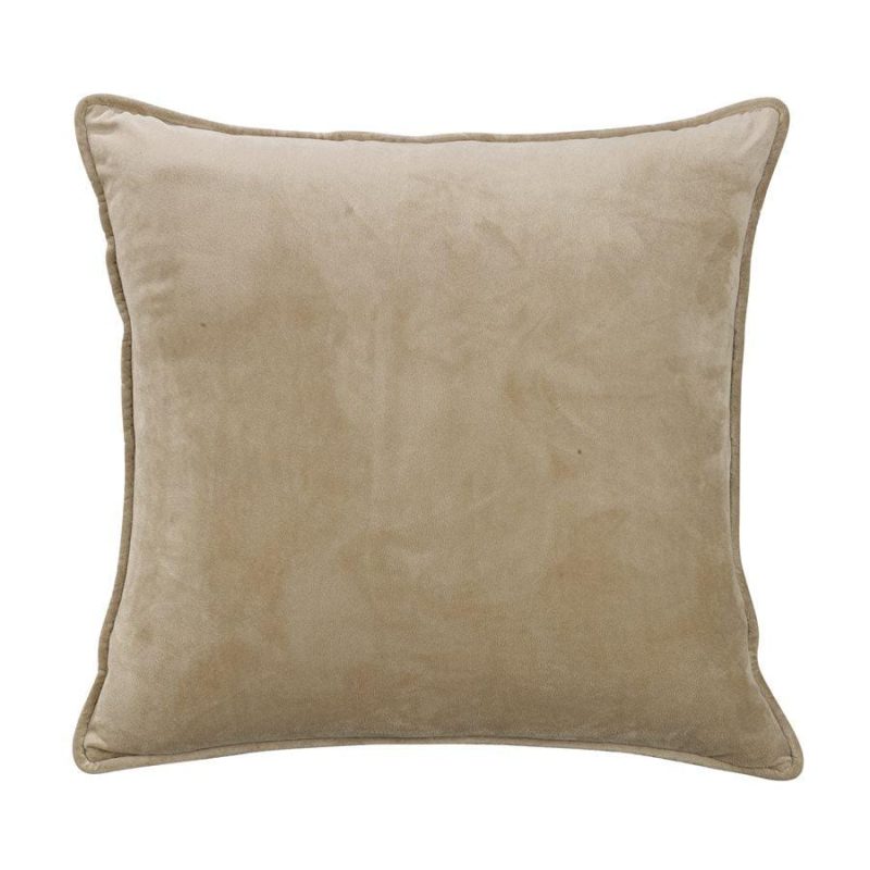 paseo road sham fairfield taupe velvet euro sham 37486511784152