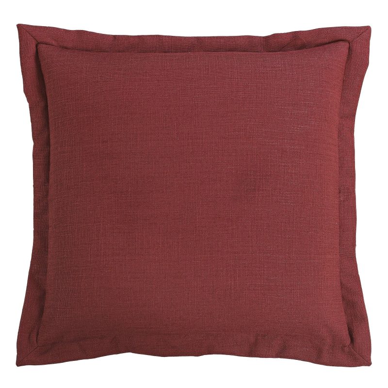 paseo road sham ruidoso garnet red flanged euro pillow sham 37486923153624