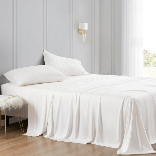 Lyocell Sheet Set Queen / White Sheet