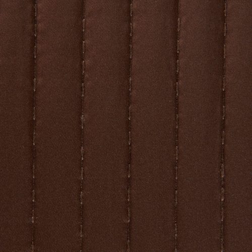 Satin Channel Quilt Swatch Chocolate Swatch