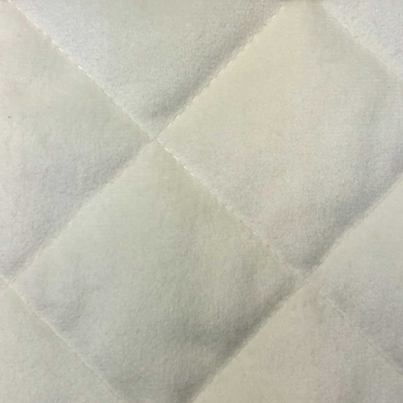 Velvet Diamond Quilt Swatch Cream Swatch