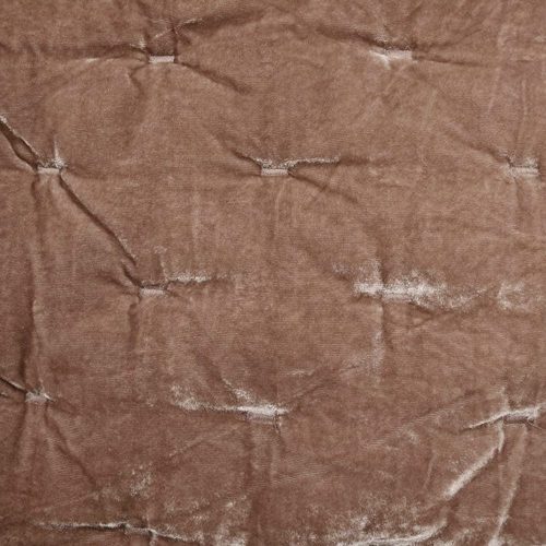 Stella Faux Silk Velvet Quilt Swatch Dusty Rose Swatch