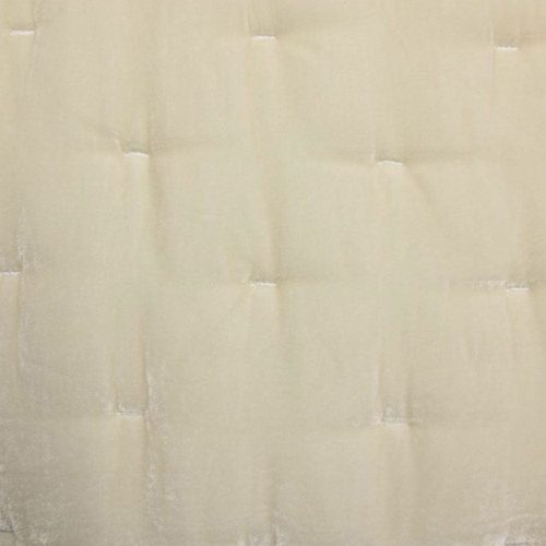 Stella Faux Silk Velvet Quilt Swatch Stone Swatch