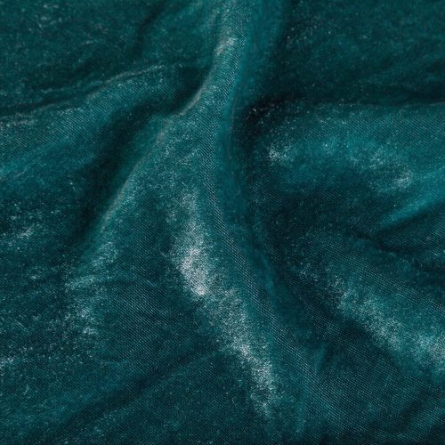 Stella Faux Silk Velvet Swatch Teal Swatch