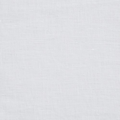 100% French Flax Linen Swatch White Swatch