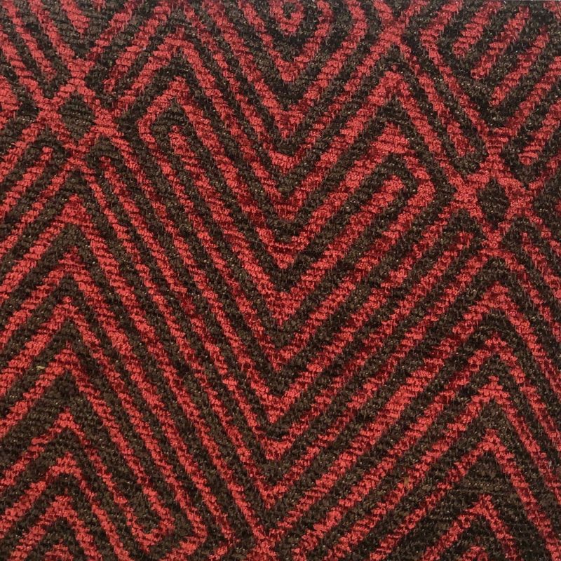 paseo road swatch wilderness ridge red chenille swatch 37487345074392