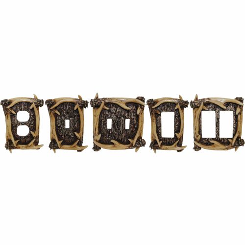 paseo road switch plates outlet covers antler double switch wall plate 37486258716888