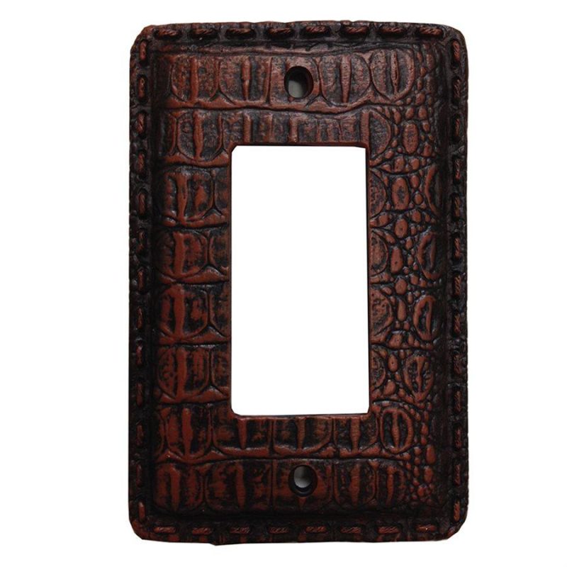 paseo road switch plates outlet covers resin gator single rocker wall switch plate 37486911127768