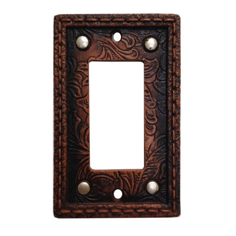 paseo road switch plates outlet covers tooled resin w stud single rocker wall switch plate 37487186575576