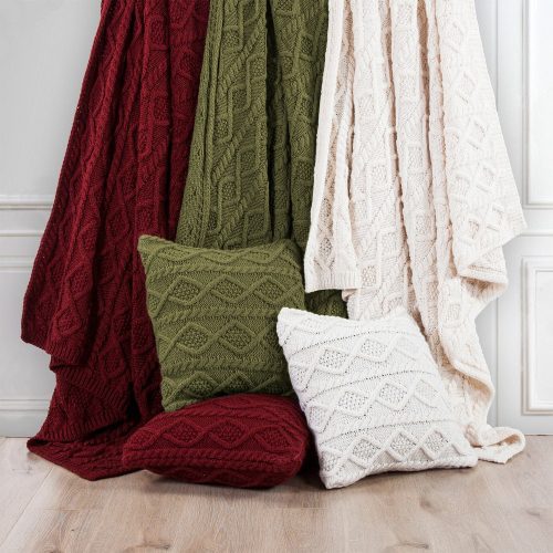 paseo road throw cable knit soft wool throw blanket 38719689752792