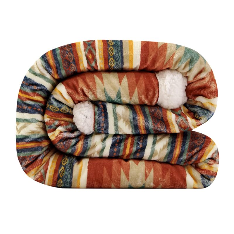 paseo road throw del sol campfire sherpa throw 39347437043928