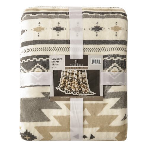 paseo road throw desert sage campfire sherpa throw 39349822095576