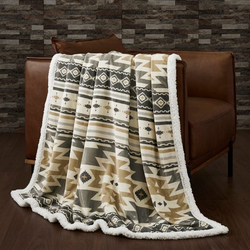 paseo road throw desert sage sherpa throw 6 moq 39147100799192