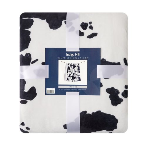 paseo road throw elsa cowhide campfire sherpa throw 39453280534744