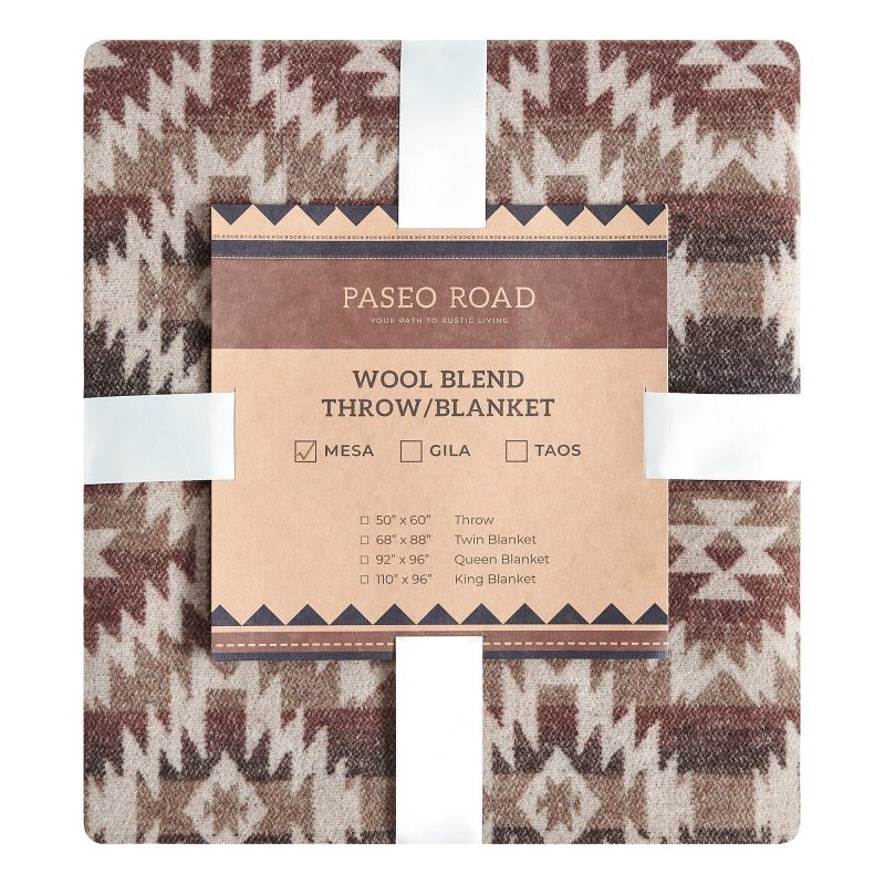 paseo road throw mesa wool blend blanket set 39863028187352