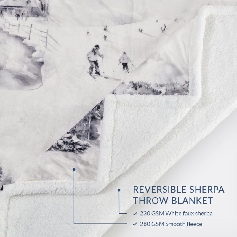 paseo road throw ski toile campfire sherpa throw 43319330242776