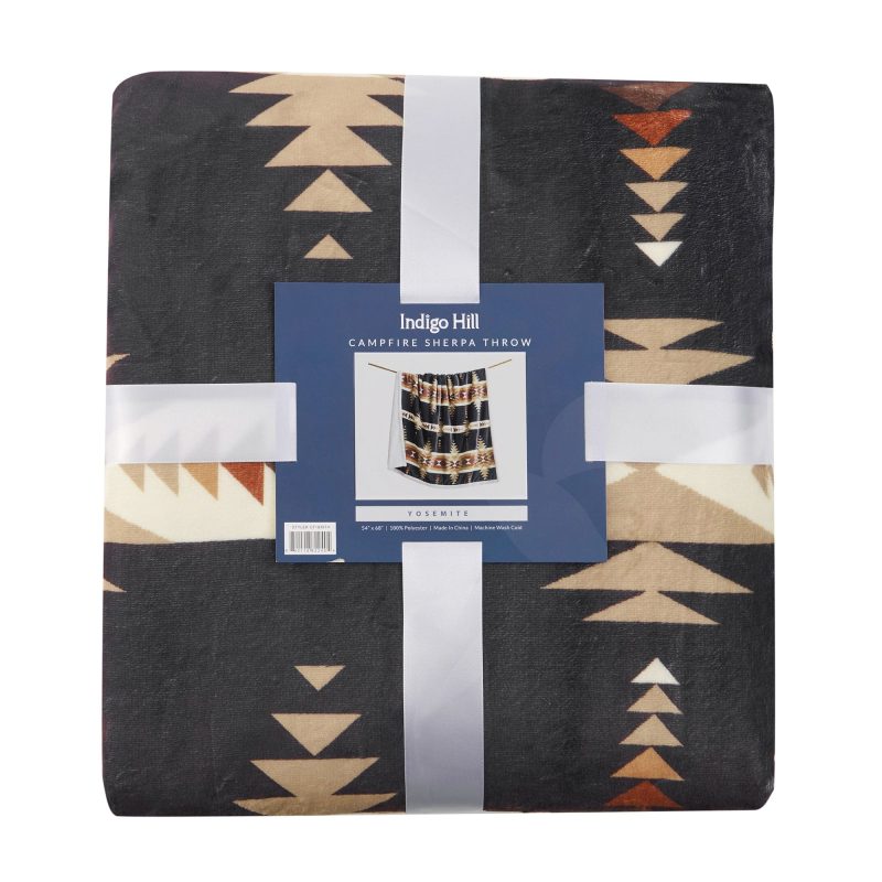 paseo road throw yosemite campfire sherpa throw black 6 moq 39433431154904