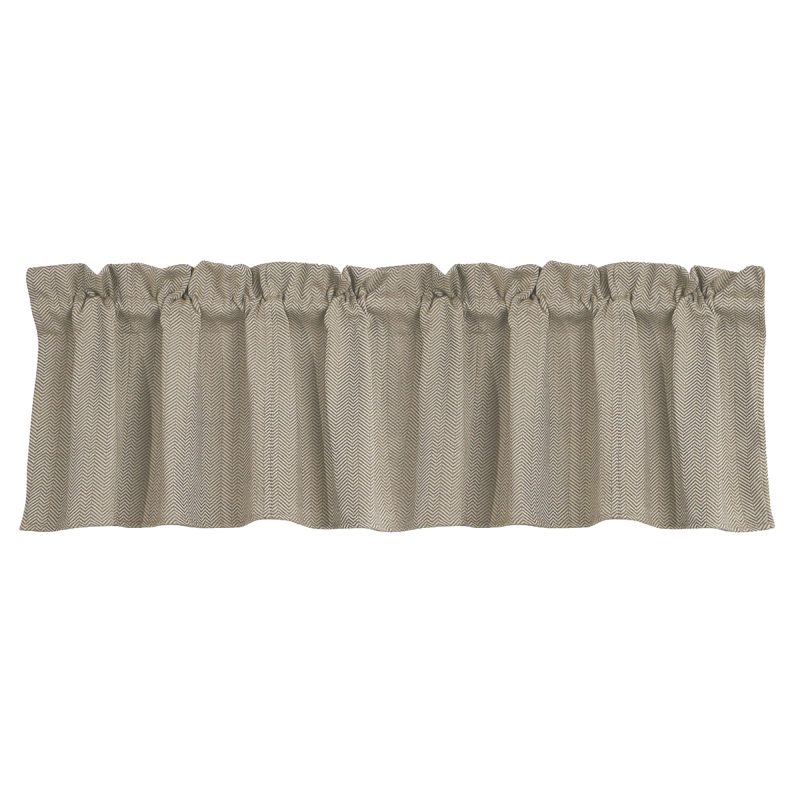 paseo road valance fairfield herringbone kitchen valance 37486506672344