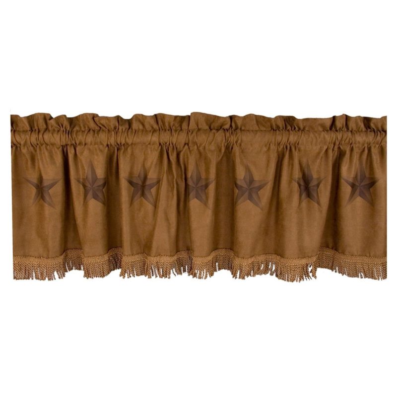 paseo road valance light tan luxury star valance 16x60 37486665466072