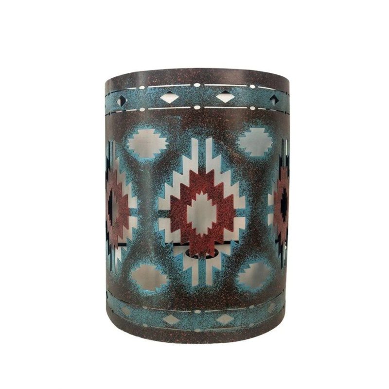 paseo road wall decor colorful aztec rustic southwestern wall sconce 37486388150488